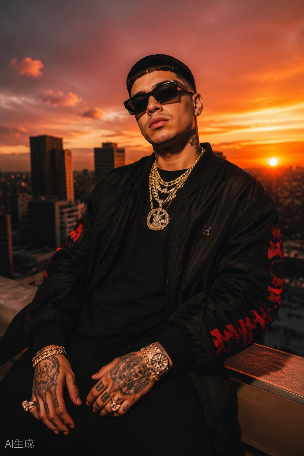 Instagram artist J. Cor backstage portrait